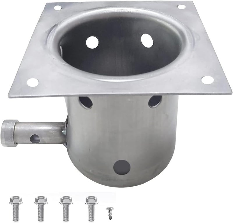 FCCUM Fire Burn Pot Replacement Parts for Traeger Pellet Grill,Compatible with Traeger Grill and Most Pit Boss Grills - Image 1